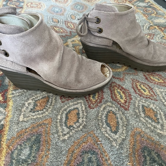 Fly London Yama Peep Toe Wedge - Picture 3 of 9